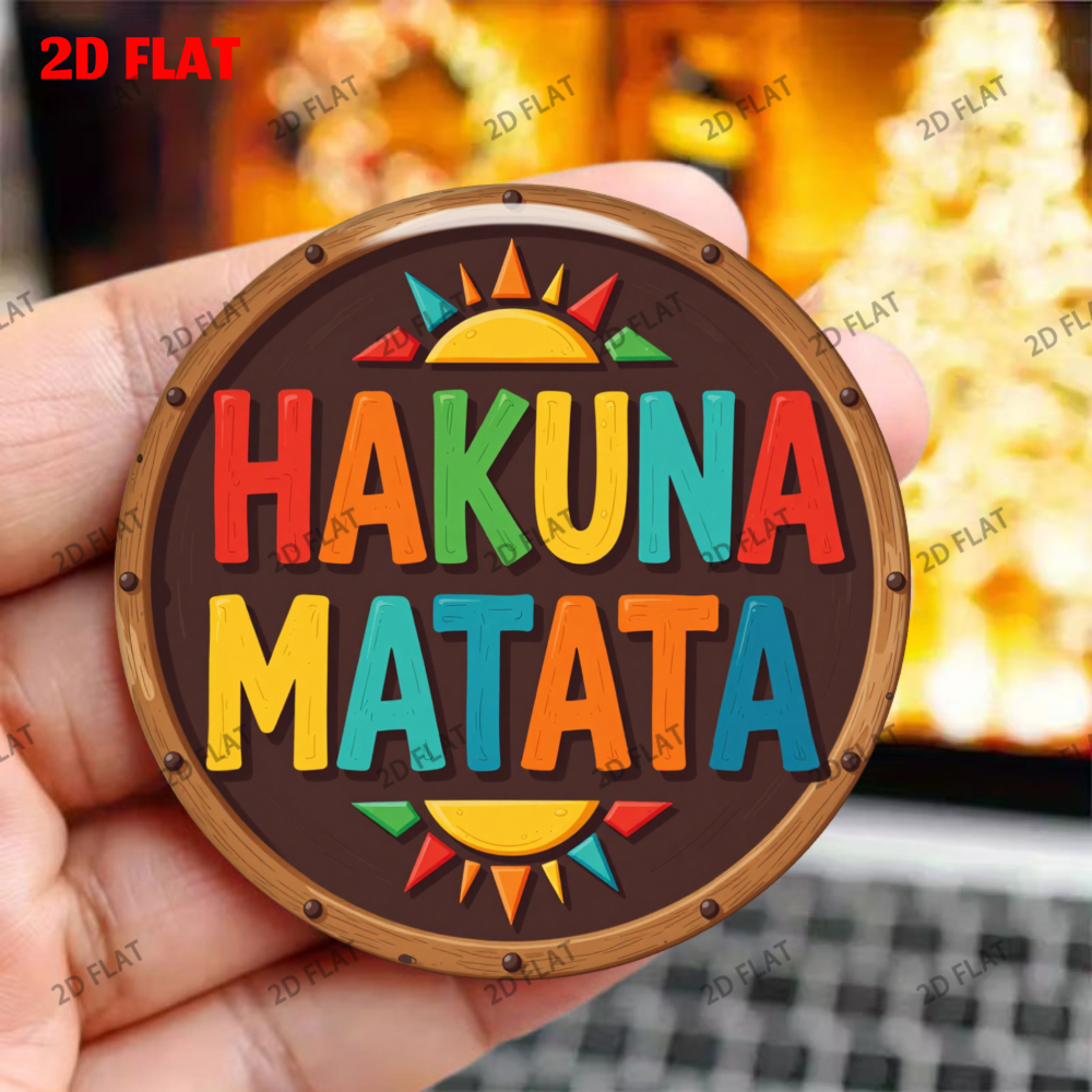 TEMU 1pc- Colorful Round Badge Pattern- 2d Round Metal Durable Refrigerator Magnet, Using High-quality Printing Technology, Suitable For Decorating