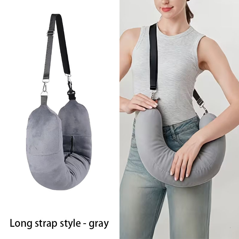 travel neck pillow u shaped cushion design made of soft crystal microfiber fabric portable neck support for air travel   in multiple colors hand wash   suitable for long flights car rides camping and outdoor activities Product details 1