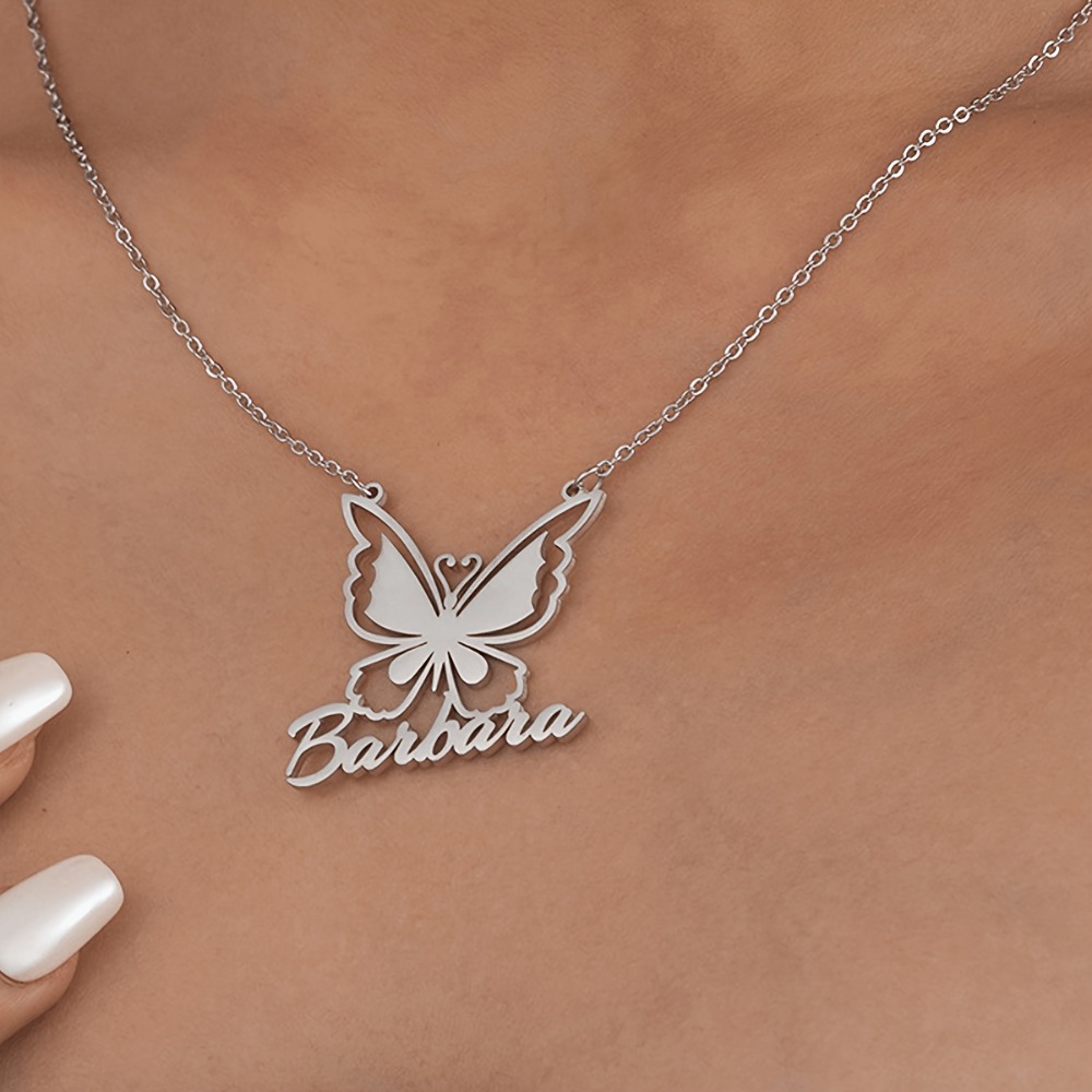 TEMU Custom Personalized Exquisite Necklace, Personalized Necklace | Custom Name Animal Necklace | Birthday Gift For Her | Gift For Mom Grandma