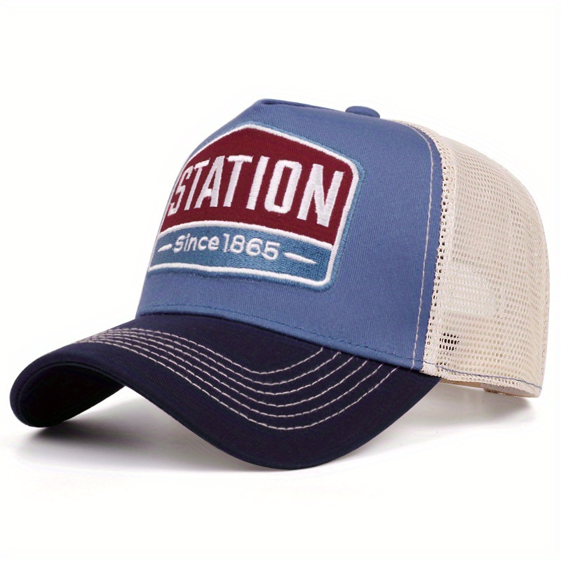 A Multifunctional Baseball Cap Suitable For Spring And Summer, A Breathable Mesh Cap For Men Designed For Hot Weather, And An Hat With A Fit