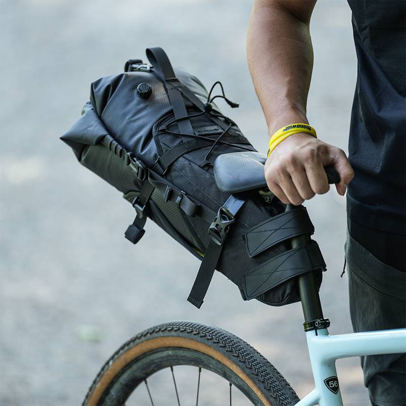 Sac Double Pour Vélo Willex 40 Litres - Gris, Imperméable, Facile à Fixer, Pour Vélos Et Vélos électriques