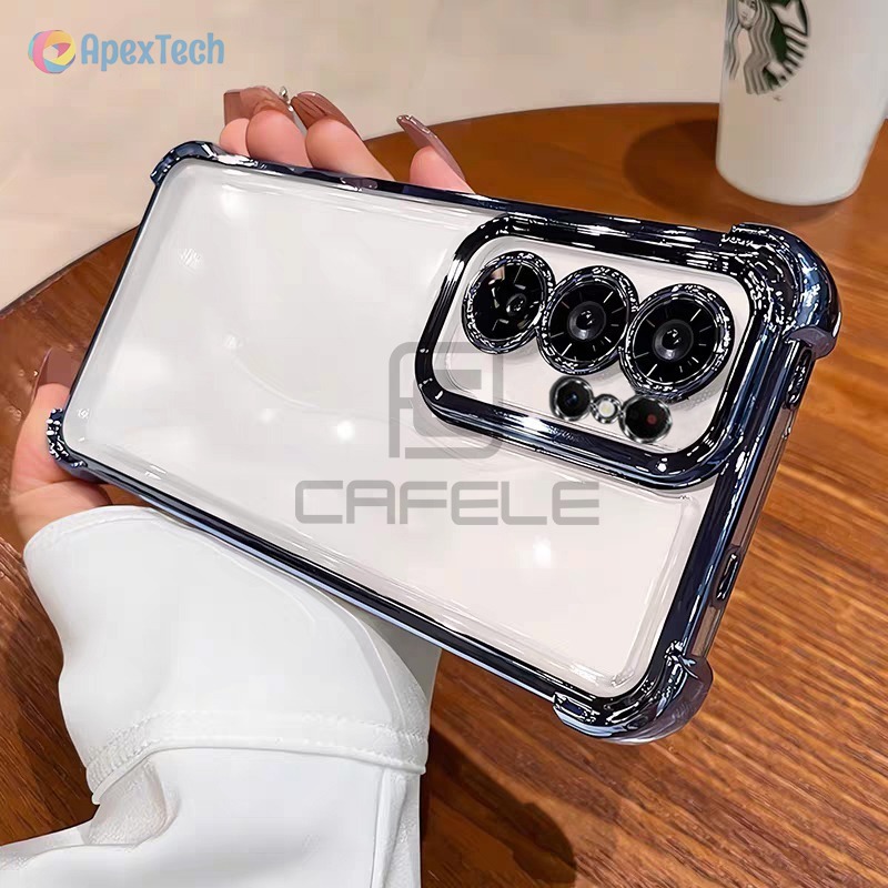 Image of Phone Case: Phone Case - New Latest Shockproof Case For Galaxy S25 S24 S23 S22 Fe Edge Non-yellowing Transparent Protect Luxury Cool Cover