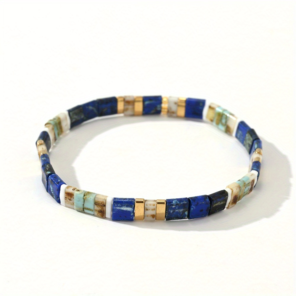 Spring And Summer New Retro Tila Seed Bead Bracelet - Suitable For Parties And Beach Vacations