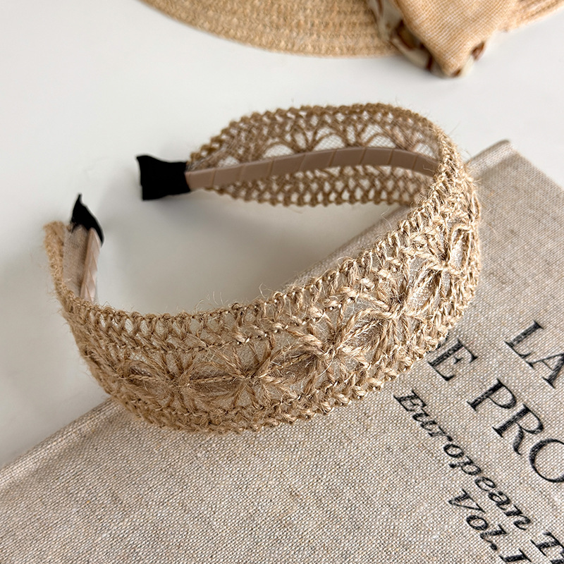 TEMU de estilo bohemio tejida hueca de y verano para mujer, para la parte superior del , pinza para el cabello de estilo vacacional, de con , para