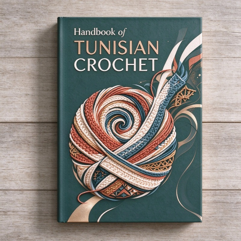 TEMU 1pc Tunisian Crochet Manual For Beginners! Basic Stitches + Patterns With Explanations, Zero-basis Friendly. Christmas Gift, A Must-have For