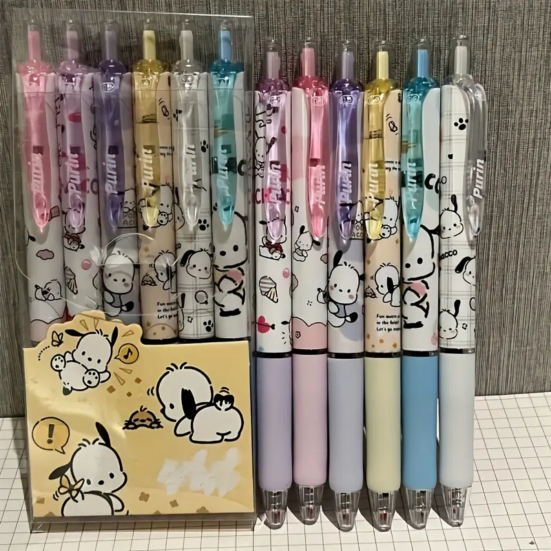 ( ) 0.55mm gel pen cartoon cute retractable pen stationery supplies, cute gel pens, pens set, cute pens for, eraseable pens, gel pens set, school supplies, study tools, stationery, kawaii design, ink, comfortable grip, character pens, students, anime fans Product details 7