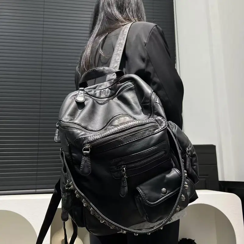 womens fashionable retro cool backpack personalized y2k - Temu Mauritius womens fashionable retro cool backpack personalized y2k - Temu Mauritius