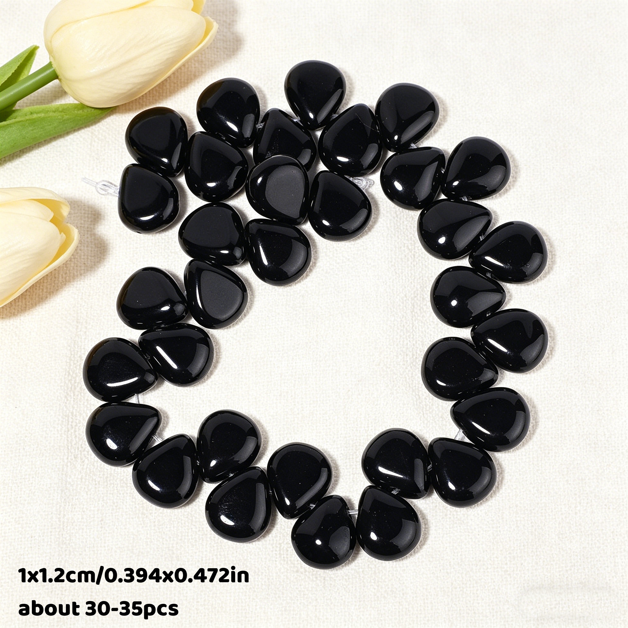 TEMU Perline distanziali sfuse a forma di in naturale 10x12mm per creazione di gioielli fai da te, braccialetti , collane, orecchini, artigianato,
