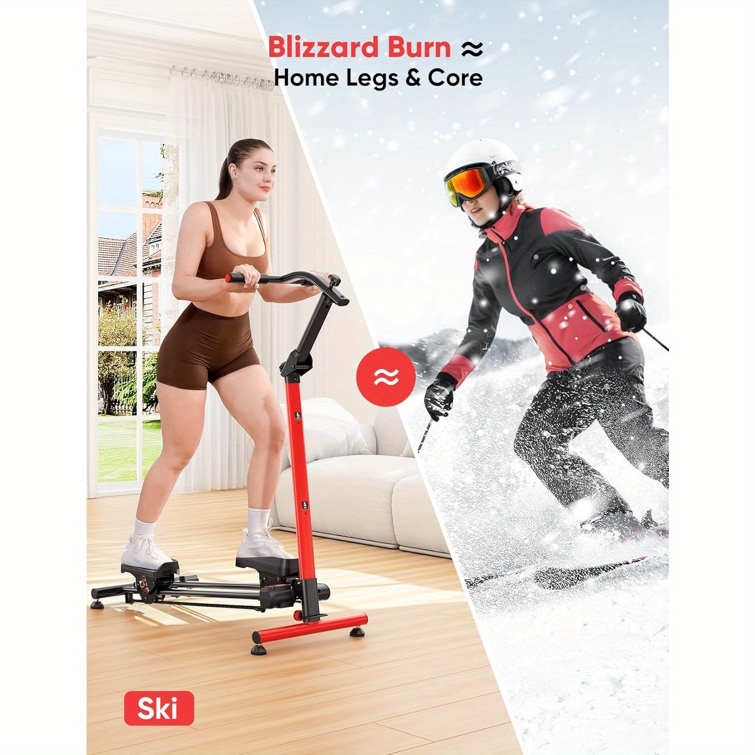 adjustable folding stair stepper for home 3 workout   climbing hiking ski simulation 660lbs capacity oversized pedals ergonomic handlebar 3 level incline 90 pre assembled compact storage real time tracking display sleek fitness equipment durable   details 0