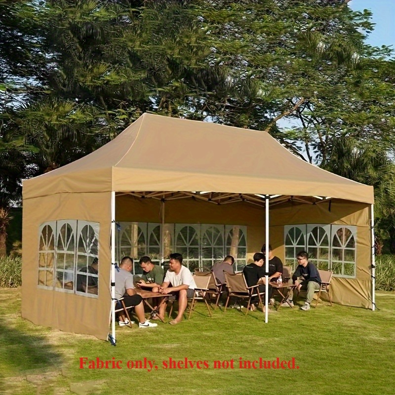 [1pc Folding Fence Cloth] 1pc Four Corner Sunshade Folding Fence Cloth, Four Side Thick Transparent Paulin | New Choice for Outdoor Life, Creating a Comfortable Leisure Space