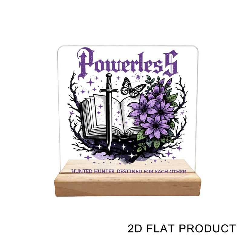TEMU Gothic Mystical Acrylic Decor Plaque, 10x10cm Single Piece, Featuring 