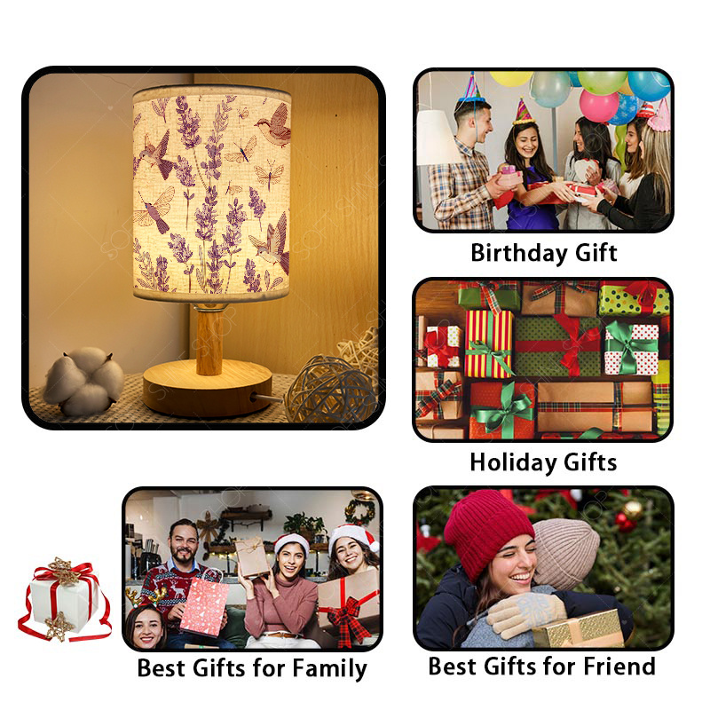 USB-Powered LED Fabric Desk Lamp, Cozy Accent Light