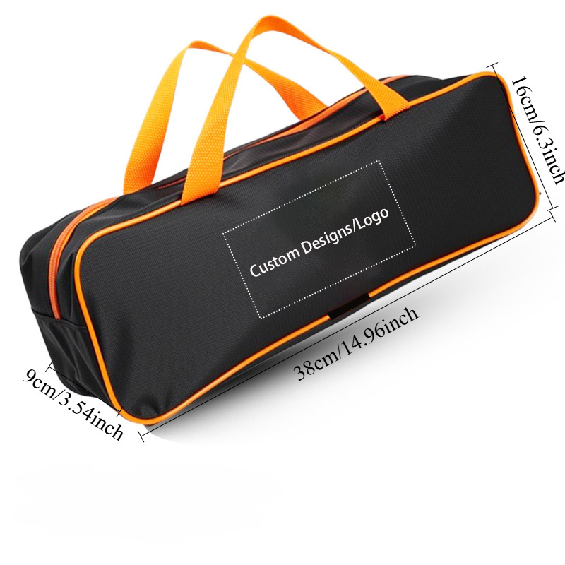 TEMU Customizable Designs Or Logo Oversized Large Capacity Tool Tote Storage Bag Heavy Duty Tool Hand Carry Bag Multiple Storage Pockets Tools