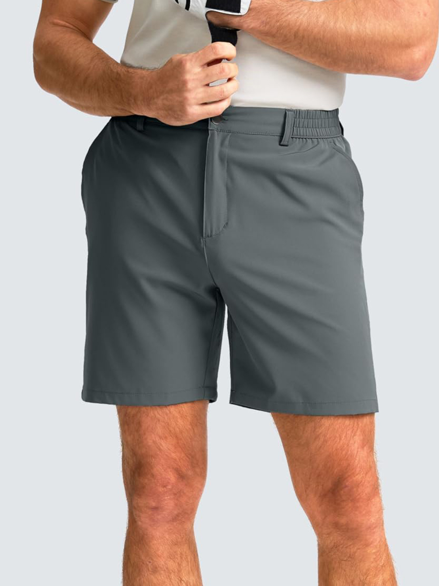 we282 TFW49 Golf Shorts L グレー Men's Ash Gray Golf Shorts – Primo Golf Apparel
