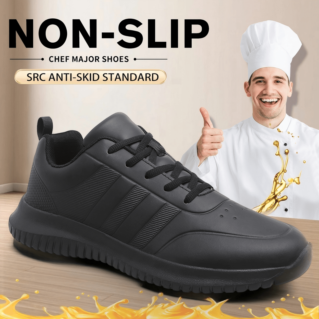 Shoes Resistant Work Oil Kitchen Men's Restaurant Skid Non Slip Water