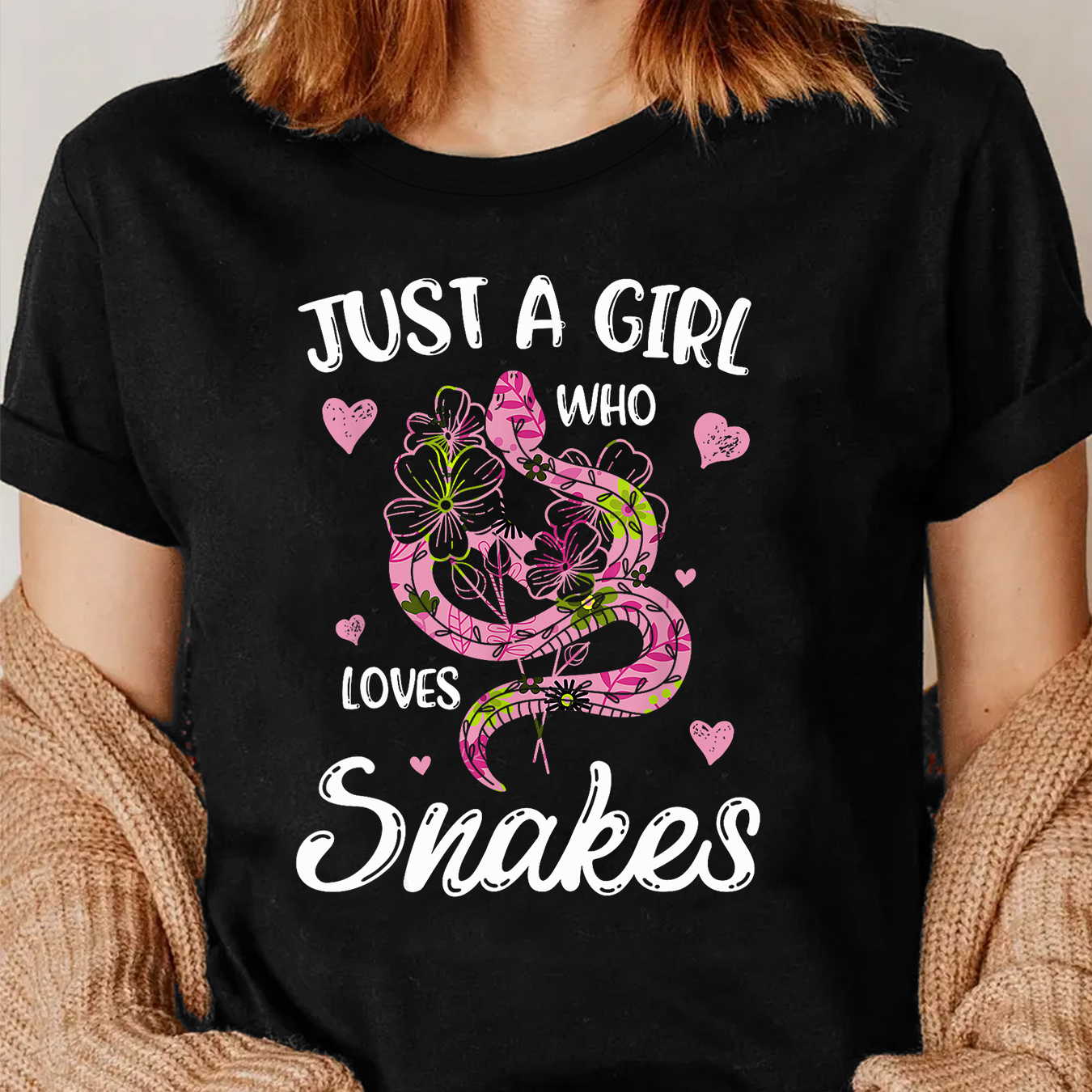 

T- " Who Snakes" Graphic, Polyester Tee Slight , Printed For