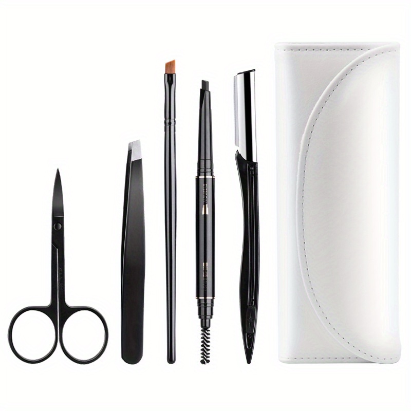 5pcs/1 Set of Basic Eyebrow Trimmer, Eyebrow Clip, Eyebrow Pen,   Set, Sharp Set, Eyebrow Knife Artifact, Eyebrow Trimmer Tool Set, Eyebrow Trimmer, Eyebrow Trimmer, Ey