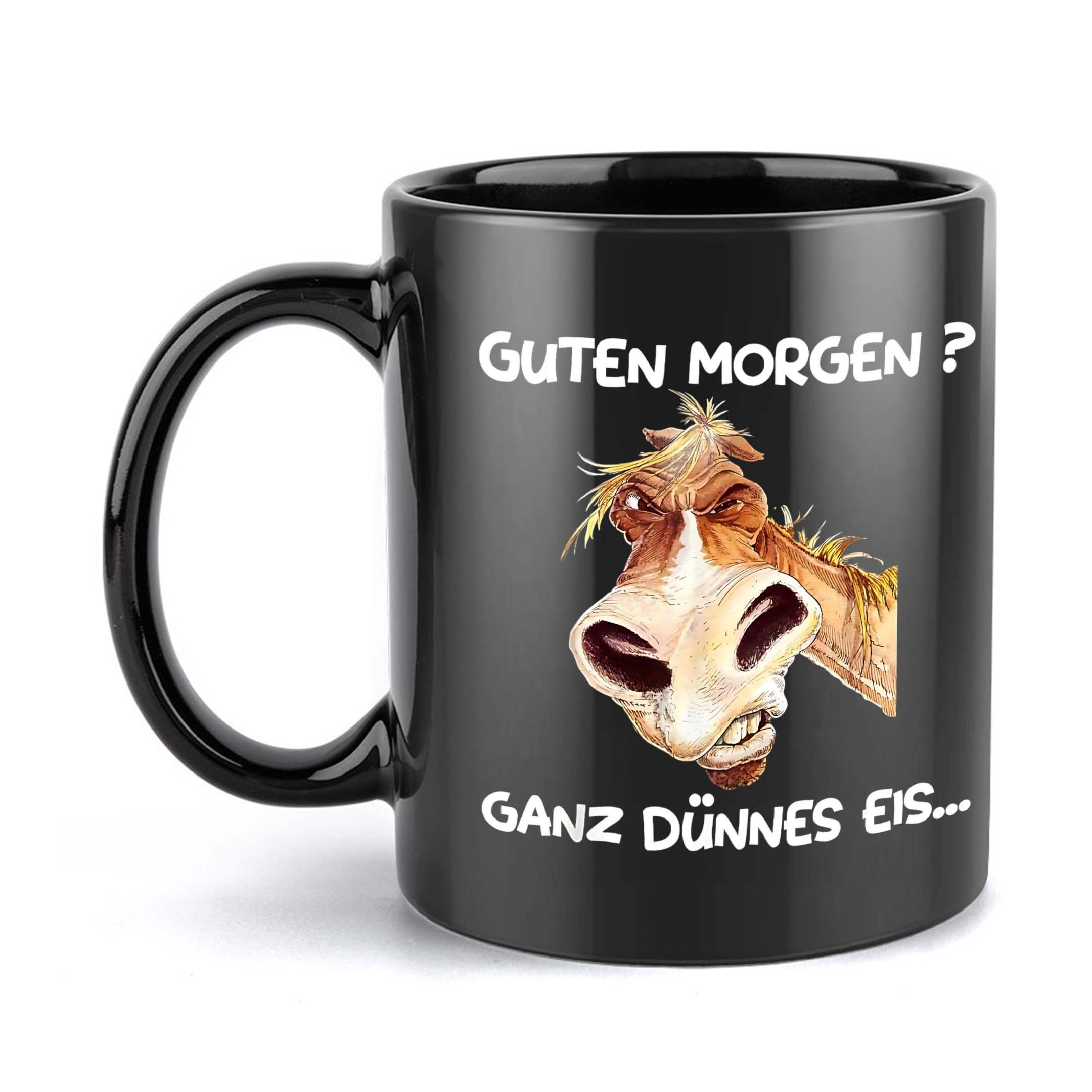 Single Piece, 11 Ounces, Horse-themed Coffee Mug, 11oz Ceramic Cups For Beverages, Suitable For , Perfect For Birthday And Holiday Presents
