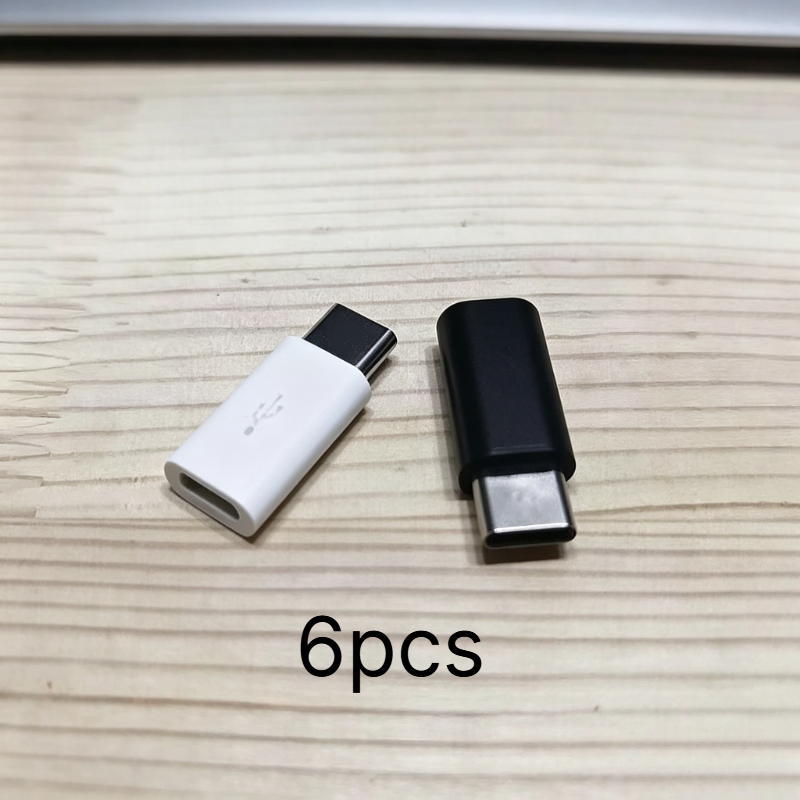 TEMU 6 Pack Lightning Female To Usb C Male Adapter, Lightning To Usb-c Converter, Supports Charging & Data Sync For Iphone 16/15 Pro , S24, Ipad Air,