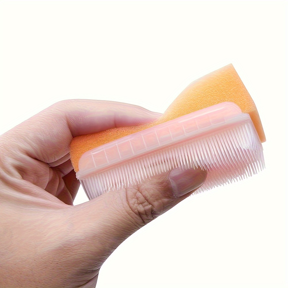 1pc Soft Cat Tongue-shaped Brush – Mimics a Mother Cat' Tongue, Providing a Comfortable Grooming Tool for Pets. It Gently Strokes the Cat' Coat and Is Made of Non-electric Plastic, Making It Ideal for Styling Purposes