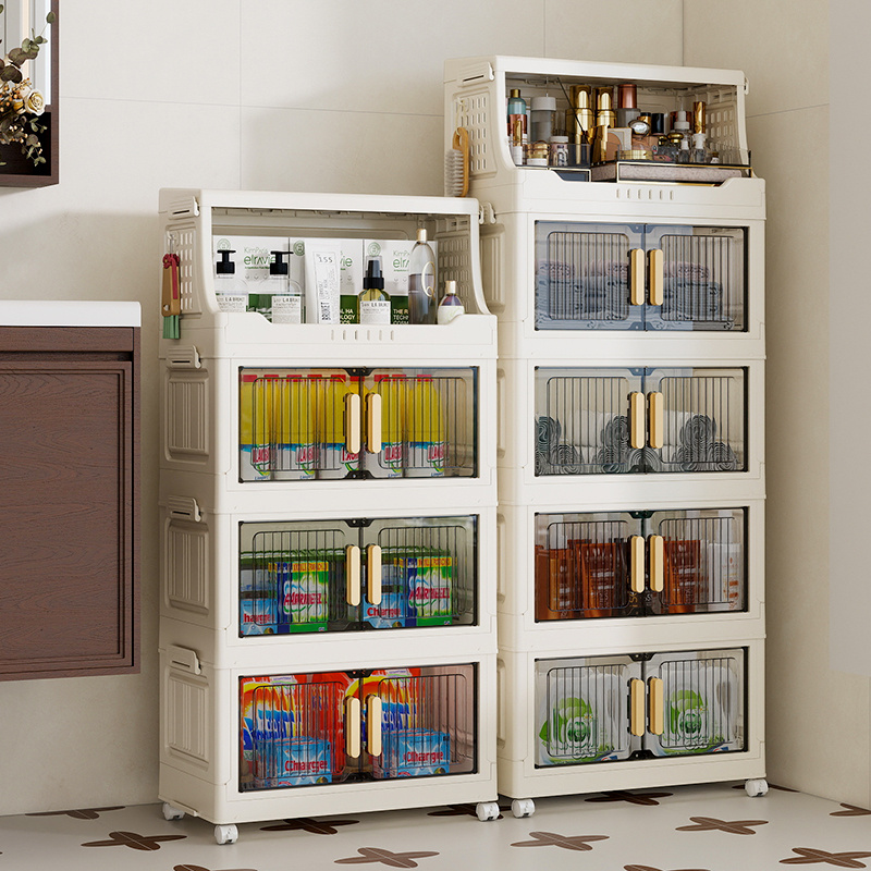 Artikelbild 48 cm frontlänge,   seitenbreite, 2/3/4/5/6-etagen-aufbewahrungsschrank, aufbewahrungsbox mit deckel, wohnzimmer-aufbewahrungsschrank, magnetfunktion, magnetschrank, snackschrank, heimaufbewahrung, haushaltsschrank, schlafzimmer-nachttischschrank, aufbewahrungsschrank, aktenschrank, attraktiv