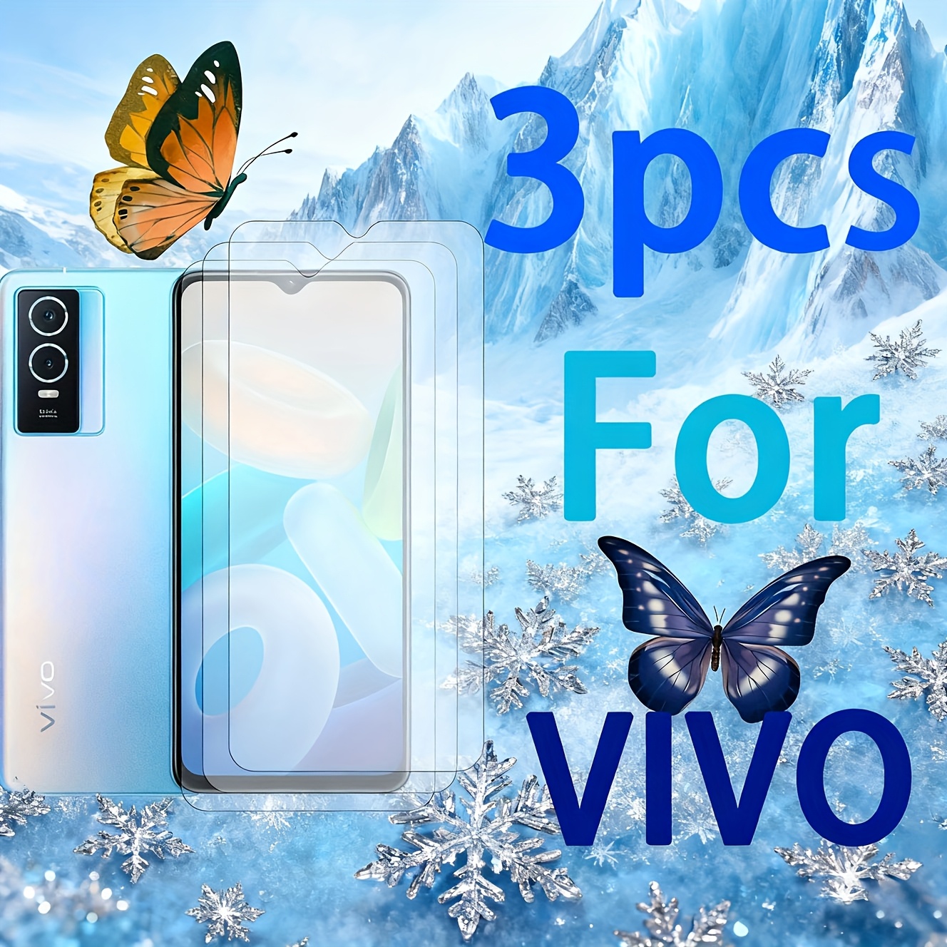 TEMU 3pcs High-definition Tempered Glass Screen Protector Z1, Scratch-resistant, Fingerprint-resistant, High Ultra-display, 9h Tempered Glass, With