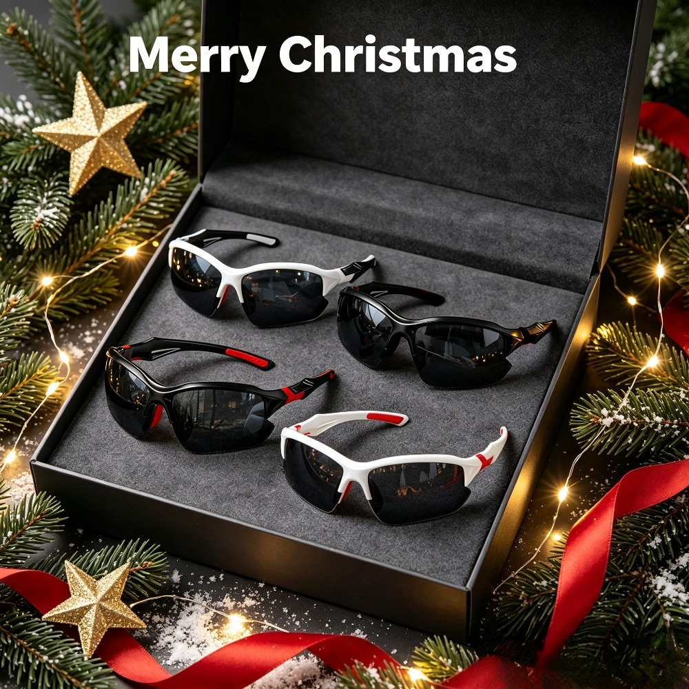 TEMU 4-pair Pack & Polarized Fashion Glasses Gift Box Suitable For Christmas, Halloween Gifts - Uv380, Polarized Glasses For, Holiday, Versatile For