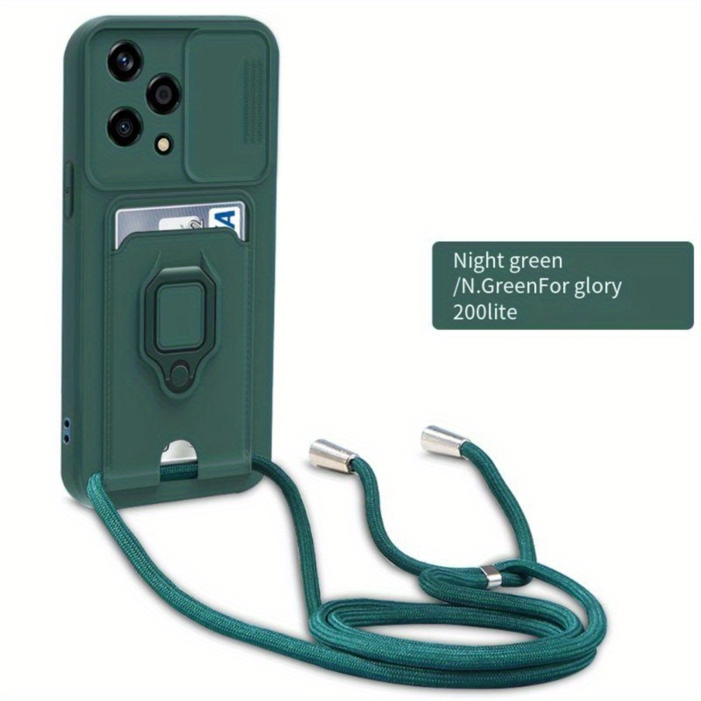 TEMU Custodia per telefono - Cover multifunzionale con porta carte adatta per Honor 200 Lite, cover anti-caduta elegante