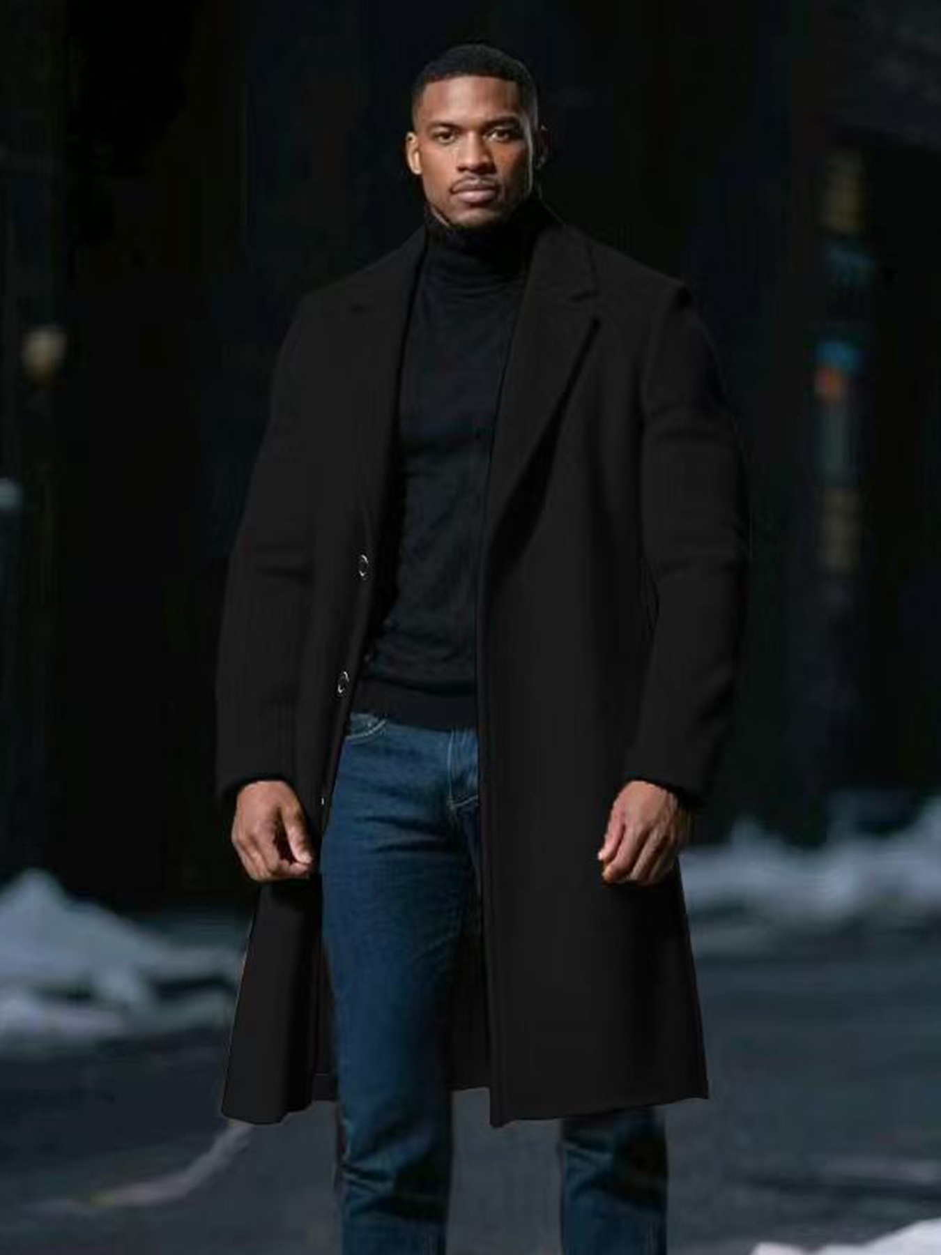 new mens urban casual trench coat daily commuting perfect - Temu