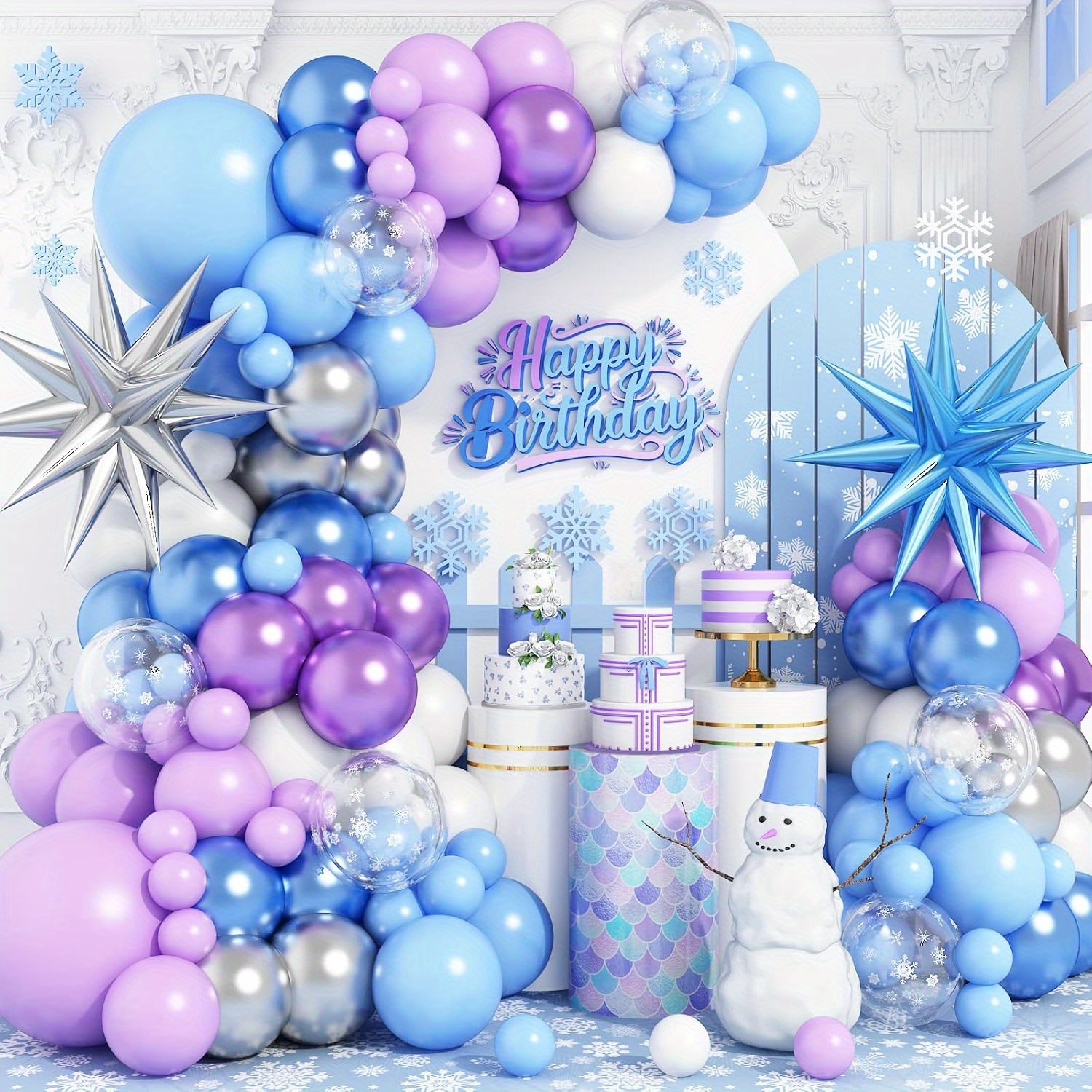 Balloon Purple And Turquoise Baby Shower Decorations Purple And
