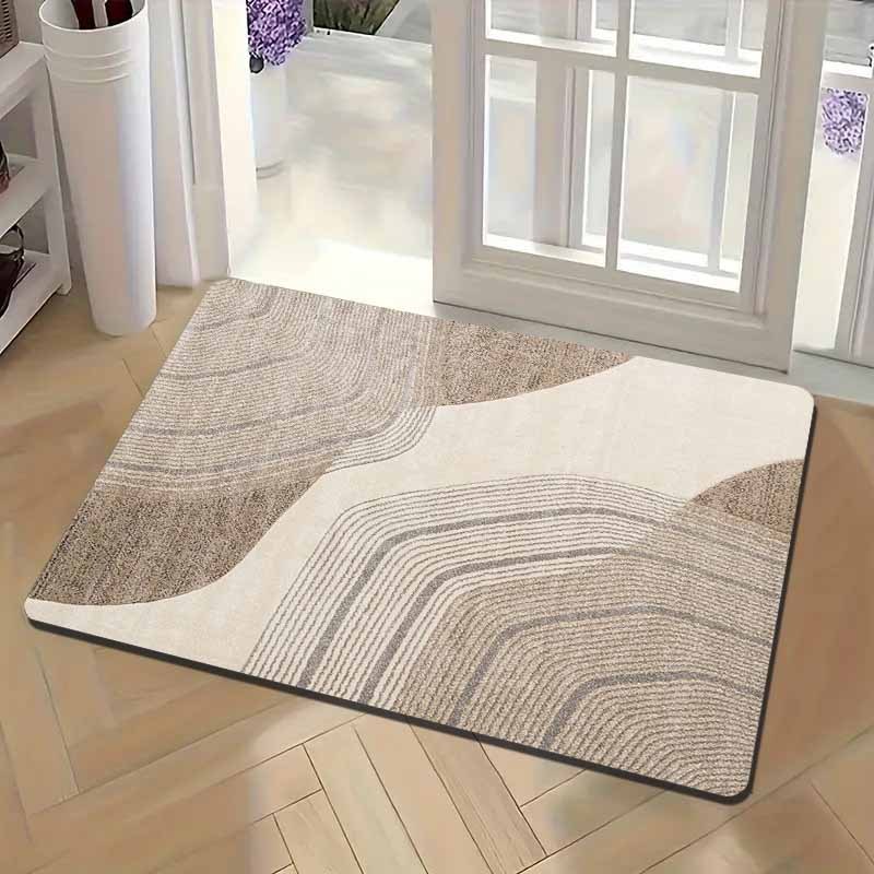 1pc thick 1 1cm kitchen floor mat simple pattern printed