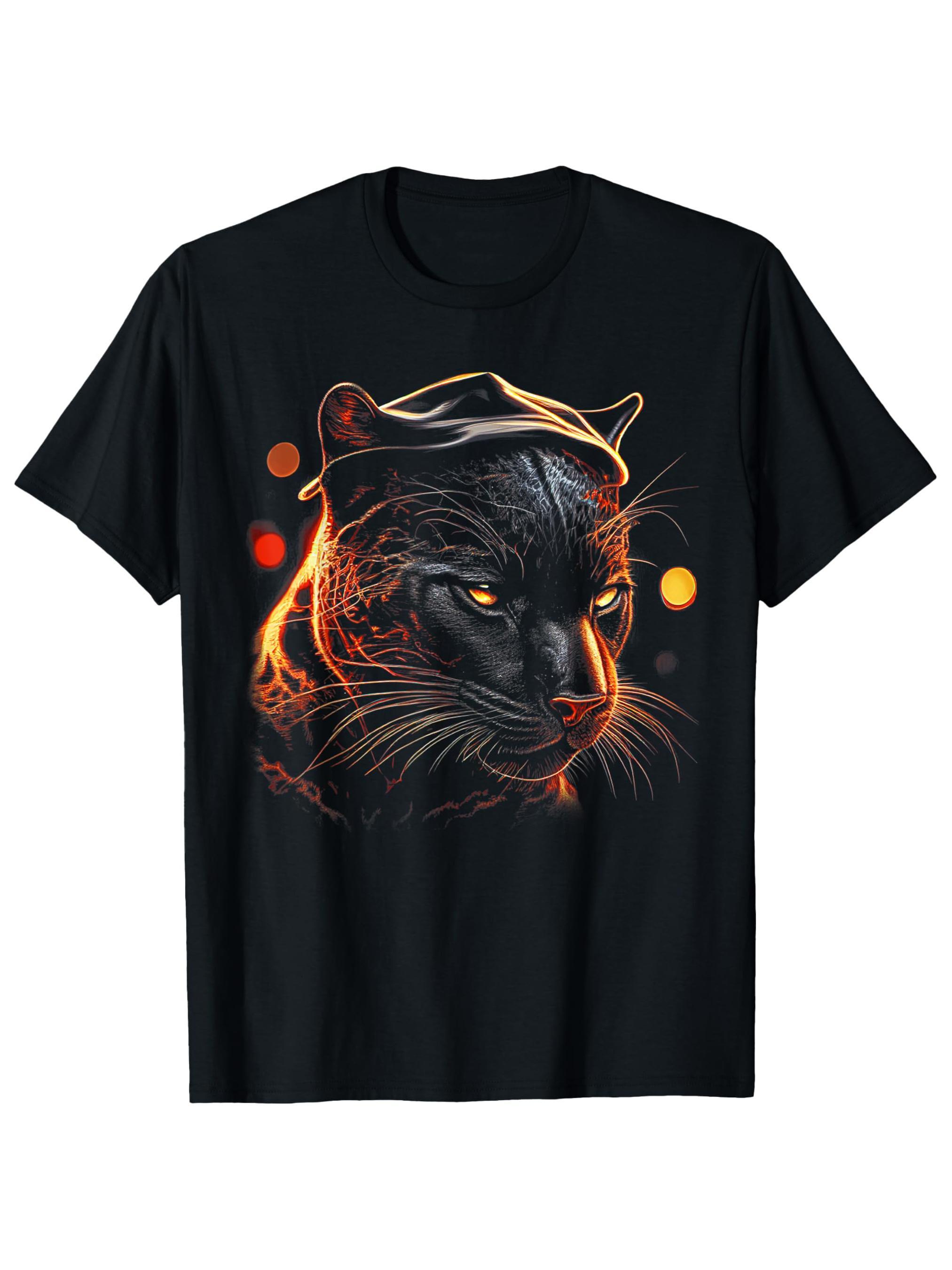 Tシャツ・カットソー PANTHER T-SHIRT Panther Tshirt, Men Graphic Tee, Tri-blend Short Sleeve, Men