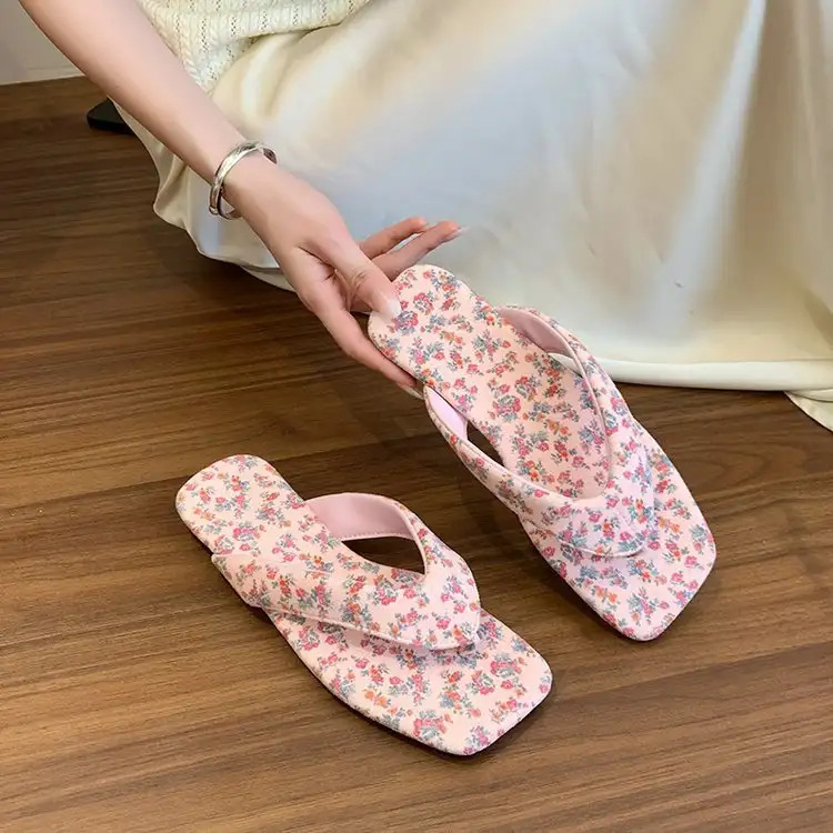 womens non   flops lightweight soft sole slip on shoes with cushioned pu outsole slip resistant for home beach travel   in   tan beige womens house shoes casual footwear indoor slippers opentoe style  able lining   slippers   Product details 34