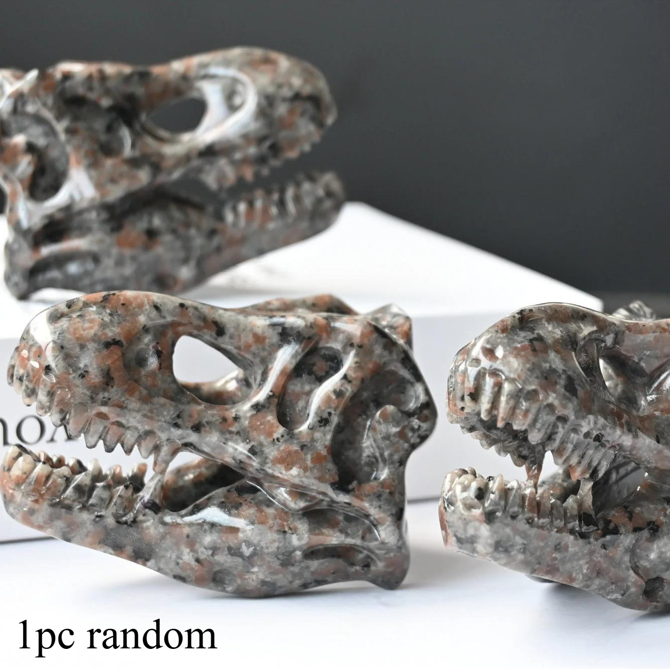 TEMU 1 Piece Of Yooperlite Carved , To Uv Light, Quartz Crystal Dinosaur Figurine, Decorative For Home And Office, An Option For Halloween And Christmas Gifts.