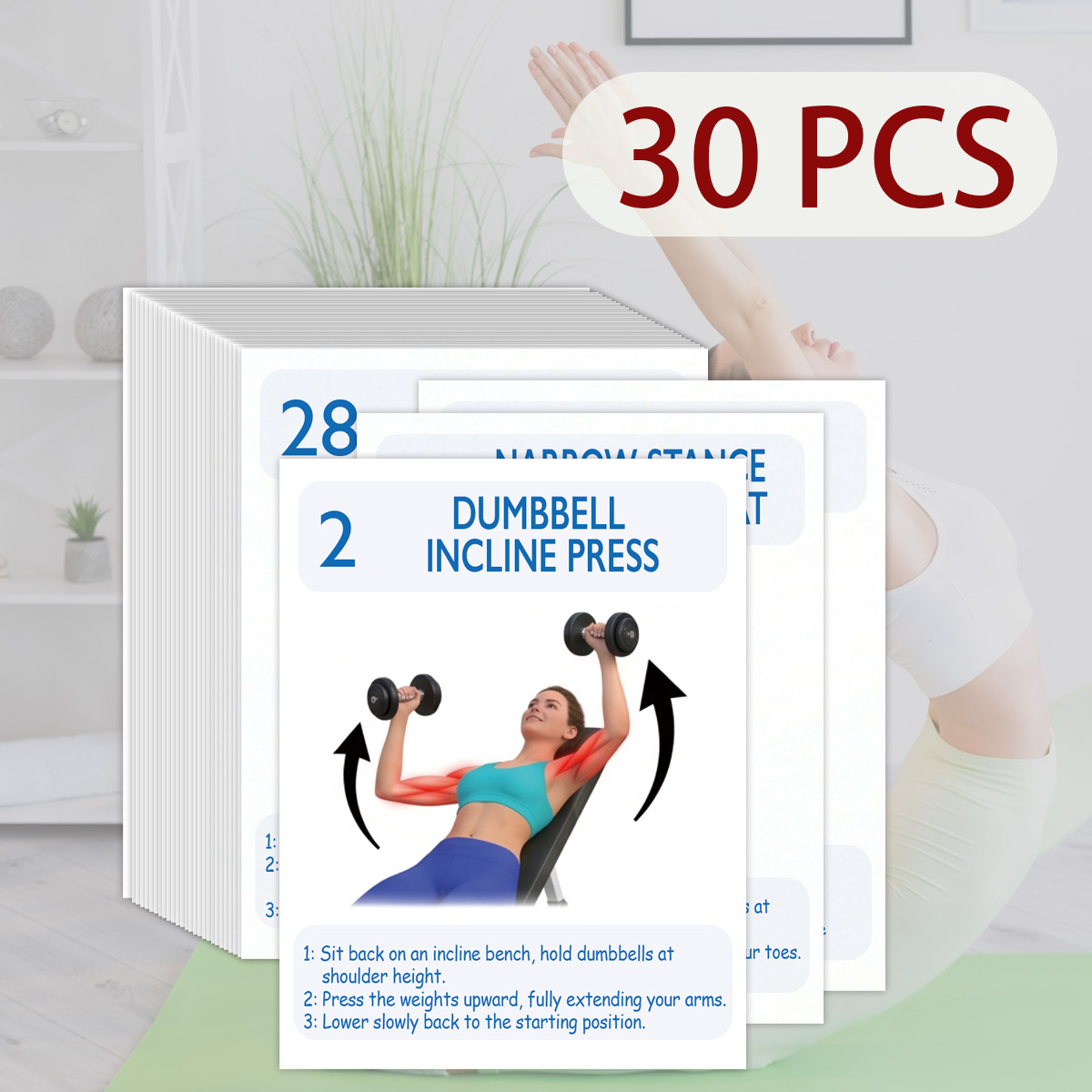 TEMU Home Dumbbell Training Kit - Complete Set Opperlichaam, Schouder, Borst, Rug en Onderlichaam Oefeningen, Lichtgewicht en Duurzaam, Perfect voor