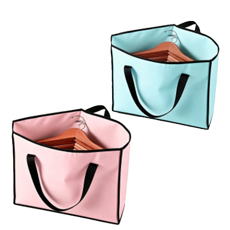 TEMU 2pcs Set Of Hanger Storage Handbags, Portable Hanger Organization Bag, Laundry Room Closet Hanger Collection Bag, Used In Laundry Rooms, Walk-in