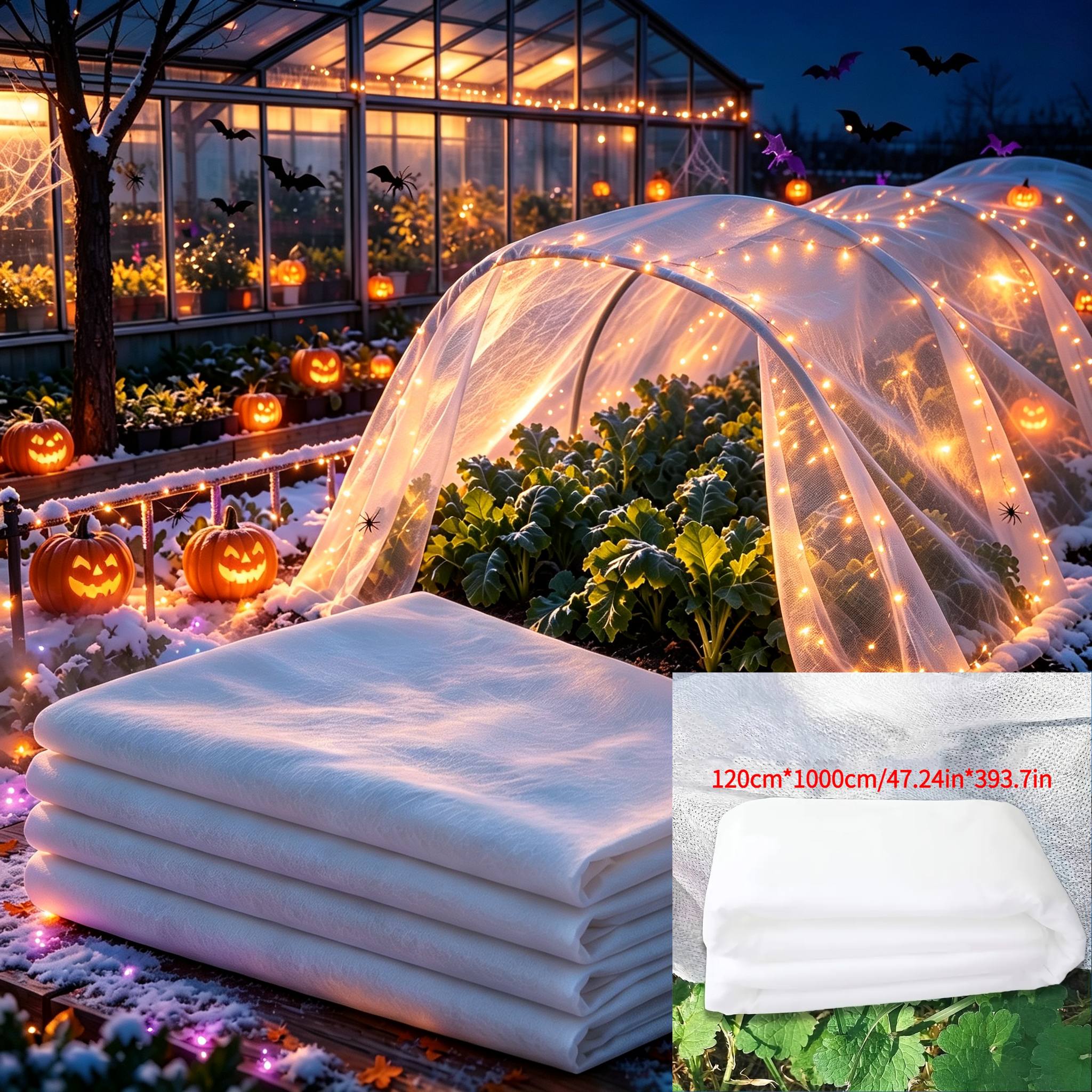 TEMU Copertura da giardinaggio 1,2m* 10m per la protezione dalle gelate invernali, copertura traspirante per piante per e inverno, rete per arbusti,