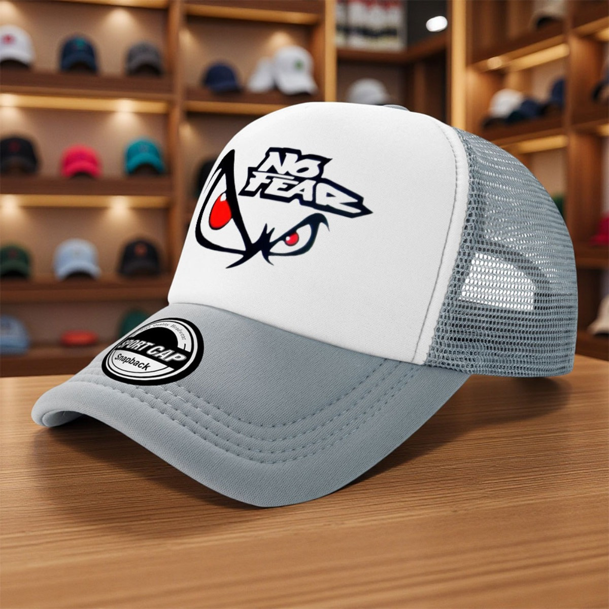 E-shop 1 Stück mit "" Aufdruck, moderner Qualität, aus bequemem Mesh-Gewebe, passend für Wochenendausflüge, Trucker-Hut, Baseballkappe, Golfcap,