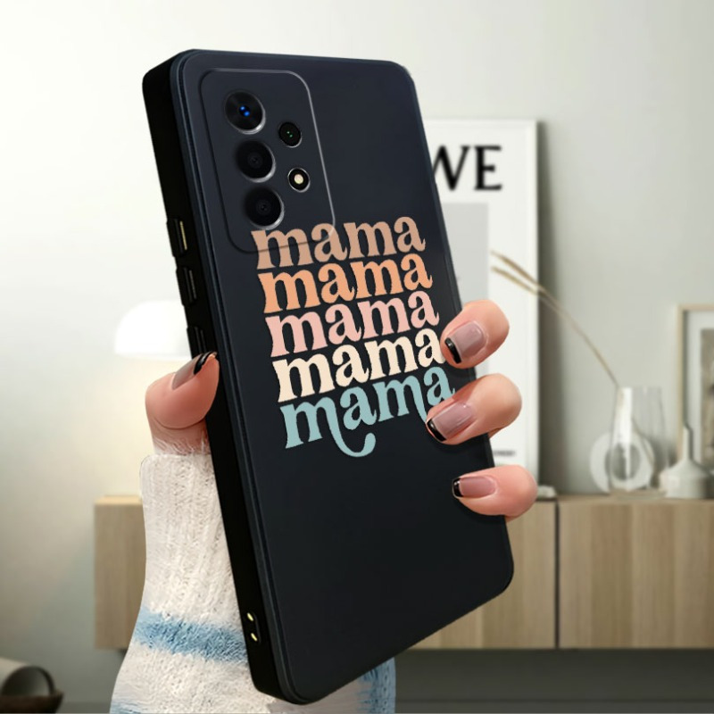 fashionable phone   featuring a letter from mom compatible with   samsung galaxy models including a36 a25 a16 and more