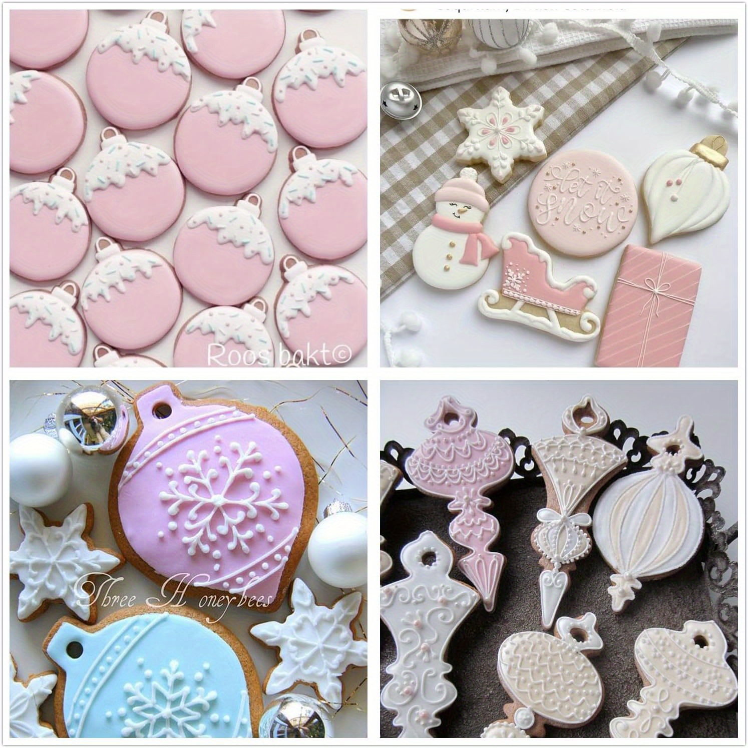 LIHAO 68-teiliges Fondant-Ausstecher-Set - Backzubehör Für Kekse, Torten & Marzipan-Deko