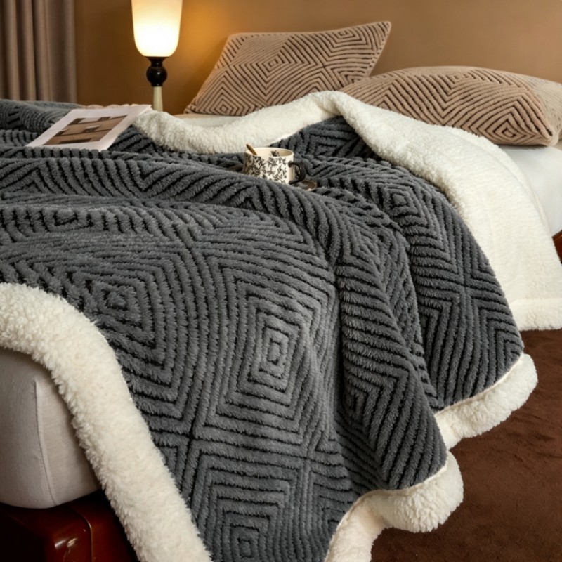 Image of Full Size Comforter Blanket, Suitable For Gift, Machine Washable Cozy Comforter Blanket For , Contemporary Style For