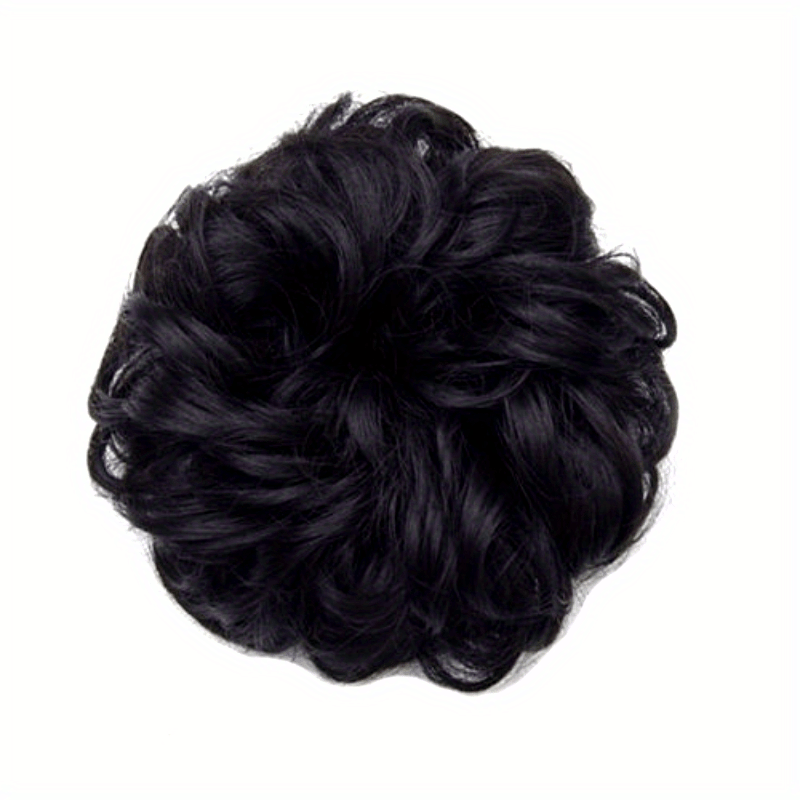 basic adult wig with a   bud design resembling a headband   with curly hair additions