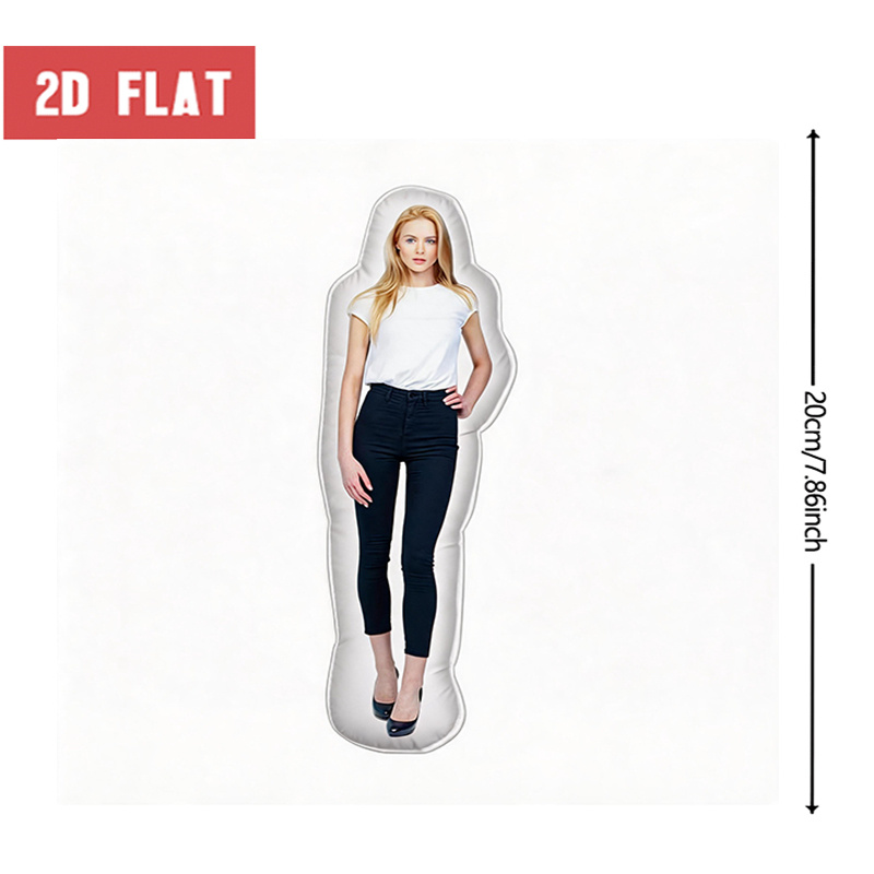TEMU Custom Full Body Photo Shaped Pillow, Personalized Picture Decorative Cushion, Life Size Accent Throw Pillow For Sofa & Bedroom Home Decor,