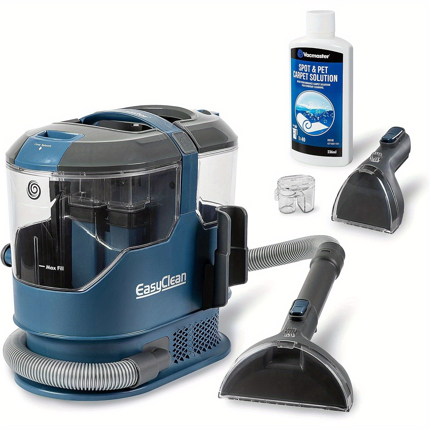   sca0801   rapid carpet spot cleaner for carpets stairs upholstery with 2 tools powerful 800w   long reach and large 2 5l capacity
