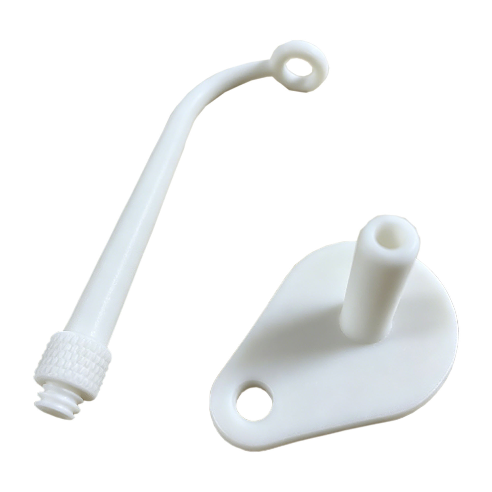 TEMU 1 Canilla blanca -. Bobina de diseño vertical firmemente fijada, enhebrado guía . Adecuada para máquinas de coser domésticas y dobladoras,