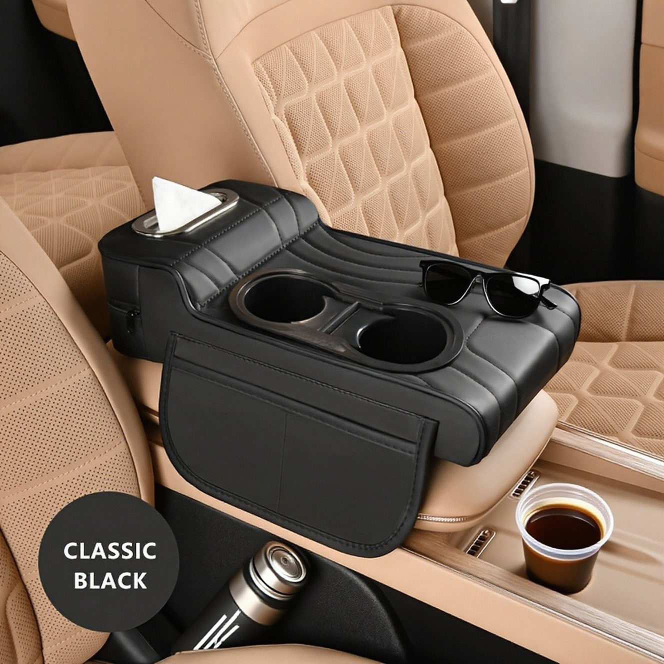 Center Console Organizer UNITED PACIFIC Center Console With Cup Holder ...