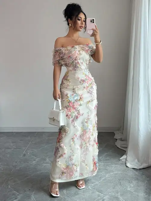 women off shoulder dresses sold on Temu United States women off shoulder dresses sold on Temu United States