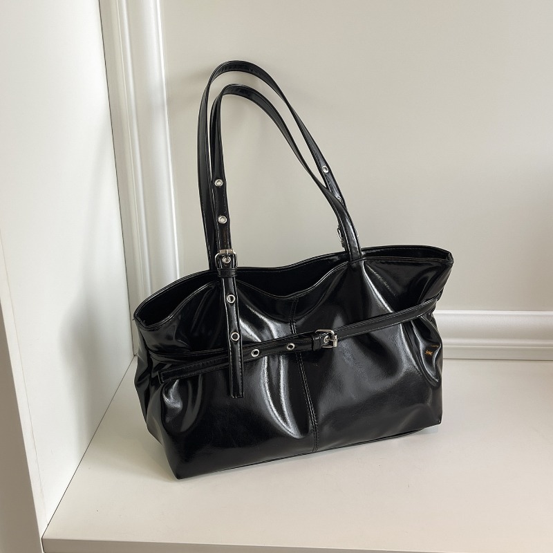 TEMU 2026 New Korean Style Large Capacity Underarm Tote Bag Commuter Versatile Tote Shoulder Bag For Women In Colors Suitable For Gifting