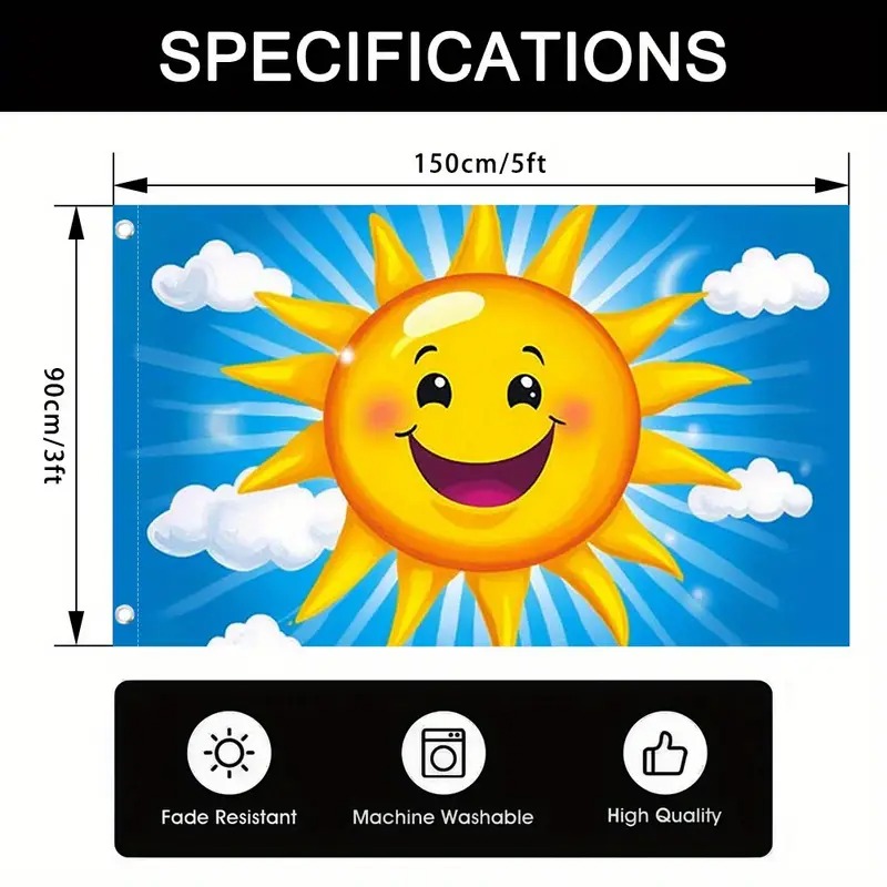 2d Flat - 2d Flat - 1 Square Flag Featuring A And Design, With . Made From Durable Polyester, Ideal For Garden Shows, Floral Events, And Outdoor Decoration, Measuring 90 By 150 Cm