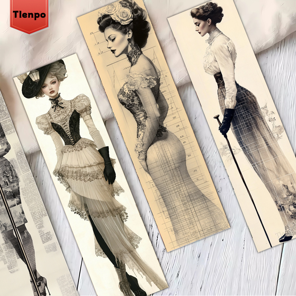 E-shop 32-teiliges Lesezeichen Set für Bücherliebhaber – Elegante Damen Lesezeichen, Lange Schlanke Seitenmarkierer, Perfektes Geschenk für Lehrer &